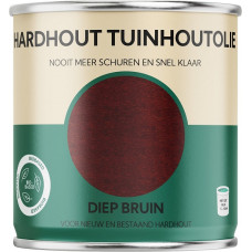 TUINHOUTOLIE HARDHOUT DIEP BRUIN 750ML