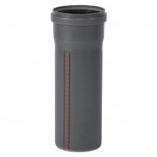 110MM PP VERLENGBUIS 50CM GRIJS +1X MANCHETMOF