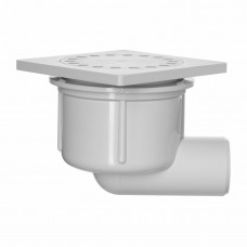 DOUCHEPUT 10X10CM ABS ZIJ-UITLOOP 40MM