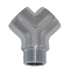 KOPPEL Y-STUK CHROOM 1/2" BIXBUXBI
