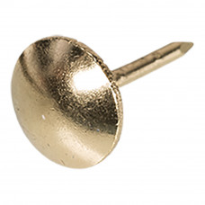 30X MEUBELNAGEL KOP VERMESSINGD 4,6MM