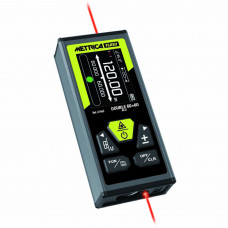 METRICA LASER AFSTAND METER ALU 60+60MTR METRICA LASER AFSTAND METER ALU 60+60MTR