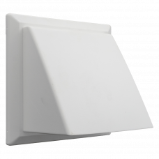 KAPROOSTER +AFSLUITKLEP Ø150MM WIT