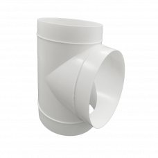 KUNSTSTOF VENTILATIEBUIS T-STUK Ø150MM WIT KUNSTSTOF VENTILATIEBUIS T-STUK Ø150MM WIT