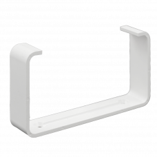 MONTAGEBEUGEL VLAKKANAAL 110X54MM WIT