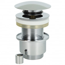 AFVOERPLUG 5/4 CHROOM 40MM ZONDER OVERLOOP AFVOERPLUG 5/4 CHROOM 40MM ZONDER OVERLOOP