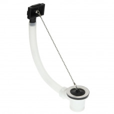 PVC AFVOERPLUG +FLEXIBELE OVERLOOP 6/4"