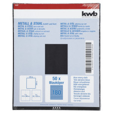 KWB SCHUURVEL LINNEN BLAUW K180 KWB SCHUURVEL LINNEN BLAUW K180
