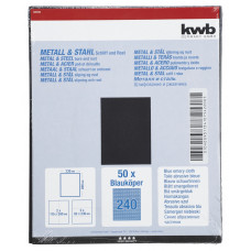 KWB SCHUURVEL LINNEN BLAUW K240 KWB SCHUURVEL LINNEN BLAUW K240