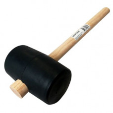 GRIPLINE RUBBER HAMER NR. 4 ZACHT ZWART