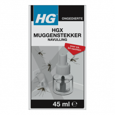 HG-X MUGGENSTEKKER NAVULLING 45ML HG-X MUGGENSTEKKER NAVULLING 45ML