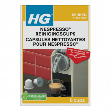 HG 6X REINIGINGSCUP TBV NESPRESSO® MACHINES HG 6X REINIGINGSCUP TBV NESPRESSO® MACHINES