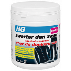 HG ZWARTER DAN ZWART SPECIAAL WASMIDDEL VOOR DE DONKERE WAS 500 GRAM HG ZWARTER DAN ZWART SPECIAAL WASMIDDEL VOOR DE DONKERE WAS 500 GRAM