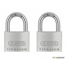 ABUS 2X GLS HANGSLOT TITALIUM 30MM SB ABUS 2X GLS HANGSLOT TITALIUM 30MM SB
