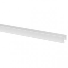 KUNSTSTOF U-PROFIEL 18X18MM WIT 260CM KUNSTSTOF U-PROFIEL 18X18MM WIT 260CM