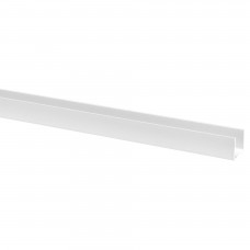 KUNSTSTOF U-PROFIEL 12X12MM WIT 260CM KUNSTSTOF U-PROFIEL 12X12MM WIT 260CM