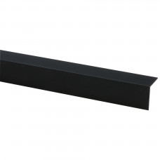 KUNSTSTOF HOEKPROFIEL 35X35MM ZWART 260CM KUNSTSTOF HOEKPROFIEL 35X35MM ZWART 260CM