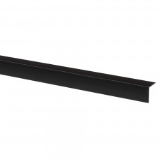 KUNSTSTOF HOEKPROFIEL 15X15MM ZWART 260CM KUNSTSTOF HOEKPROFIEL 15X15MM ZWART 260CM