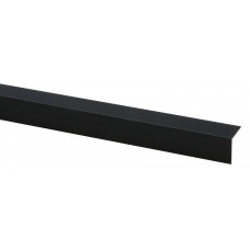 KUNSTSTOF HOEKPROFIEL 25X25MM ZWART 260CM KUNSTSTOF HOEKPROFIEL 25X25MM ZWART 260CM
