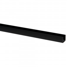 U-PROFIEL KUNSTSTOF 9X13MM ZWART 260CM U-PROFIEL KUNSTSTOF 9X13MM ZWART 260CM