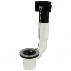 PVC AFVOERPLUG +OVERLOOP 6/4"