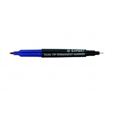 EXPERT DUAL PERMANENTMARKER BLAUW 1+5MM LIJNBREEDTE