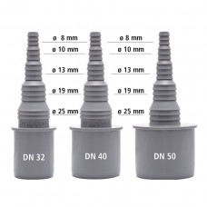 SLANGNIPPEL PP 8-10-13-19-25MM X 32MM