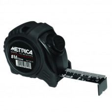 METRICA 8M ROLBANDMAAT BLACK EDITION 2-ZIJDIG M. AUTOLOCK METRICA 8M ROLBANDMAAT BLACK EDITION 2-ZIJDIG M. AUTOLOCK