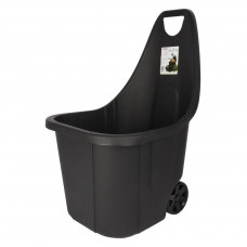TUINTROLLEY VERRIJDBAAR GERECYCLED KUNSTSTOF 60 LITER