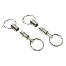 2X DEELBARE SLEUTEL- HANGER SNAP ON/ SNAP OFF
