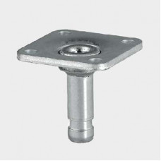 STIFT (AS 10MM) + PLAAT 42X42MM TBV ZWENKWIEL