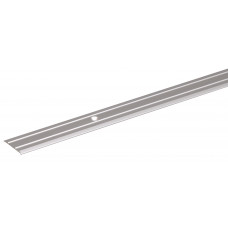 ALUMINIUM OVERGANGS- PROF.RVS 38X1MM 90CM GEBOORD