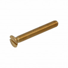 MESSING METAALSCHROEF PLATKOP M5X10 MESSING METAALSCHROEF PLATKOP M5X10