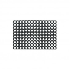DEURMAT RUBBER +OPEN RING 22MM 50X80CM DEURMAT RUBBER +OPEN RING 22MM 50X80CM