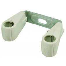 2X DUBBELE CV BEUGEL KUNSTSTOF 15MM 2X DUBBELE CV BEUGEL KUNSTSTOF 15MM