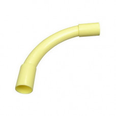 PVC BOCHT 5/8" - 16MM CREME