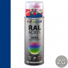 DUPLICOLOR ACRYL RAL 5002 ULTRAMARIJN BLAUW ZIJDEGLANS 400ML DUPLICOLOR ACRYL RAL 5002 ULTRAMARIJN BLAUW ZIJDEGLANS 400ML