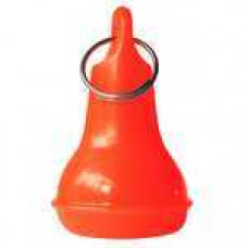 SLEUTEL- HANGER HOTELBAL FLUOR ORANJE