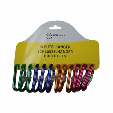 KARABIJNHAAK 55MM GEKLEURD