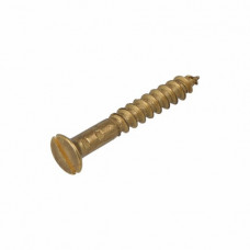HOUTSCHROEF MESSING PLATKOP 3,0X10MM HOUTSCHROEF MESSING PLATKOP 3,0X10MM