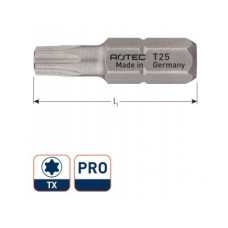 ROTEC PRO SCHROEFBIT TX20 25MM (BOX=10STUKS) ROTEC PRO SCHROEFBIT TX20 25MM (BOX=10STUKS)