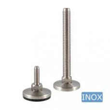 RVS STELVOET +DRAAIBARE VOET 30MM - M8X50MM RVS STELVOET +DRAAIBARE VOET 30MM - M8X50MM