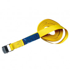 SPANBAND 6 MTR/25MM GEEL +GESP 125KG