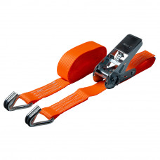 SPANBAND 5 MTR/25MM ORANJE 2DLG +HAKEN +RATEL 500KG SPANBAND 5 MTR/25MM ORANJE 2DLG +HAKEN +RATEL 500KG