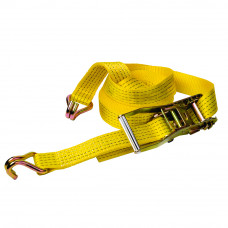 SPANBAND 9 MTR/50MM GEEL 2DLG +HAKEN +RATEL 2500KG SPANBAND 9 MTR/50MM GEEL 2DLG +HAKEN +RATEL 2500KG