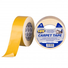 HPX DUBBELZIJDIGE TAPIJTTAPE - WIT 50MM X 25MTR HPX DUBBELZIJDIGE TAPIJTTAPE - WIT 50MM X 25MTR