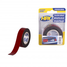 HPX 19MM DUBBELZIJDIG ACRYL TAPE POWERBOND ANTRACIET 2MTR HPX 19MM DUBBELZIJDIG ACRYL TAPE POWERBOND ANTRACIET 2MTR