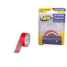 HPX 19MM DUBBELZIJDIG TAPE TRANSPARANT 1.5MTR HPX 19MM DUBBELZIJDIG TAPE TRANSPARANT 1.5MTR