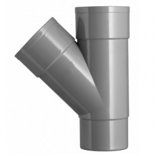 40MM PVC T-STUK 45GRD 2X LIJMMOF 40MM PVC T-STUK 45GRD 2X LIJMMOF