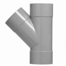 125MM PVC T-STUK 45GRD 3X LIJMMOF 125MM PVC T-STUK 45GRD 3X LIJMMOF